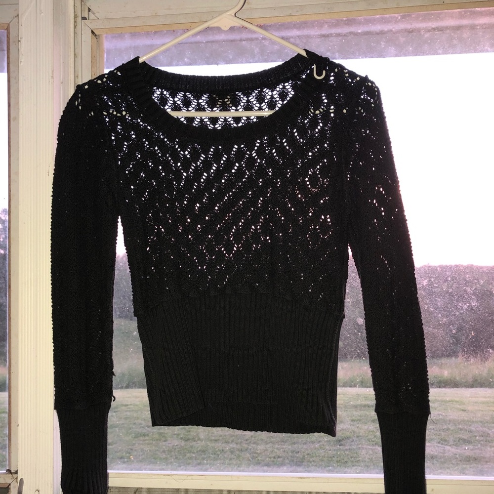 Black Knit Sweaterb
